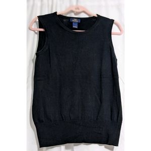 Crew Neck Sleeveless Shell
